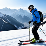 스키 강사의 직업적 성장 촉진법 - Skill Development**

"A professional ski instructor, fully clothed in ski gear, demonstrating proper...