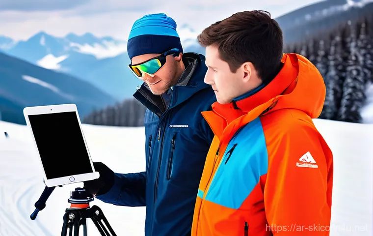 스키 강사의 프리랜서 협업 사례 - Building a Ski Community: Warmth and Connection**

An inviting, medium shot capturing a ski instruct...