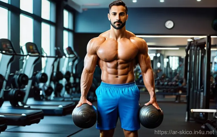 스키 강사의 동계 시즌 준비 - **Prompt: Pre-Season Conditioning - The Focused Ski Instructor**
"A male Arab ski instructor, in...