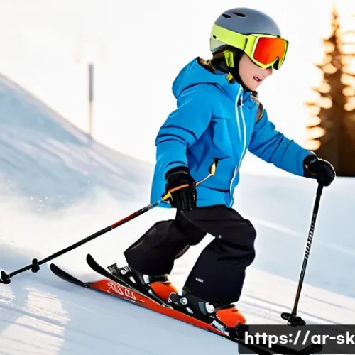 Home 24 스키 강사의 어린이 수업 기술 - **First Skiing Steps with Dad**
A heartwarming scene featuring a young child, about 5-6 years ol...