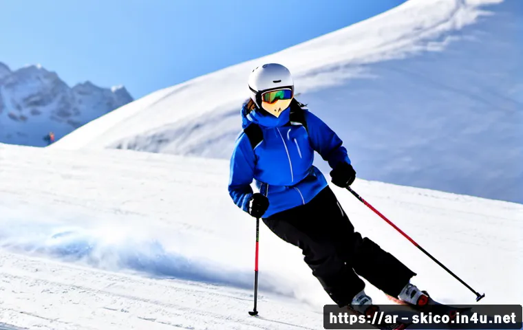 Home 17 스키 강사의 실기 연습 과정 - Photorealistic alpine ski instructor practical training, Arab adult woman instructor in modest profe...